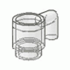 Part 3899 Trans-Clear Minifig, Utensil Cup